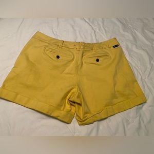 Dear John yellow women’s shorts (size 33)